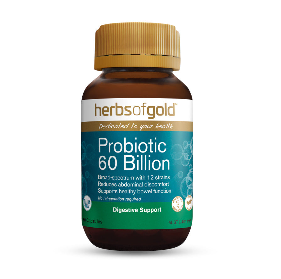 Herbs of Gold Probiotic 60 Billion  30 Capsules