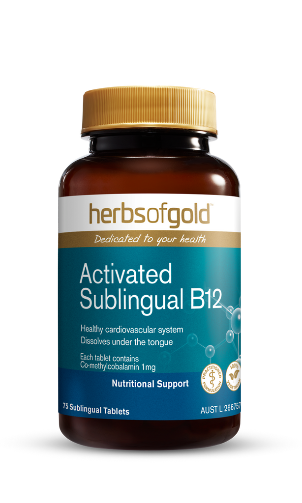 Activated Sublingual B12 75 Tablets