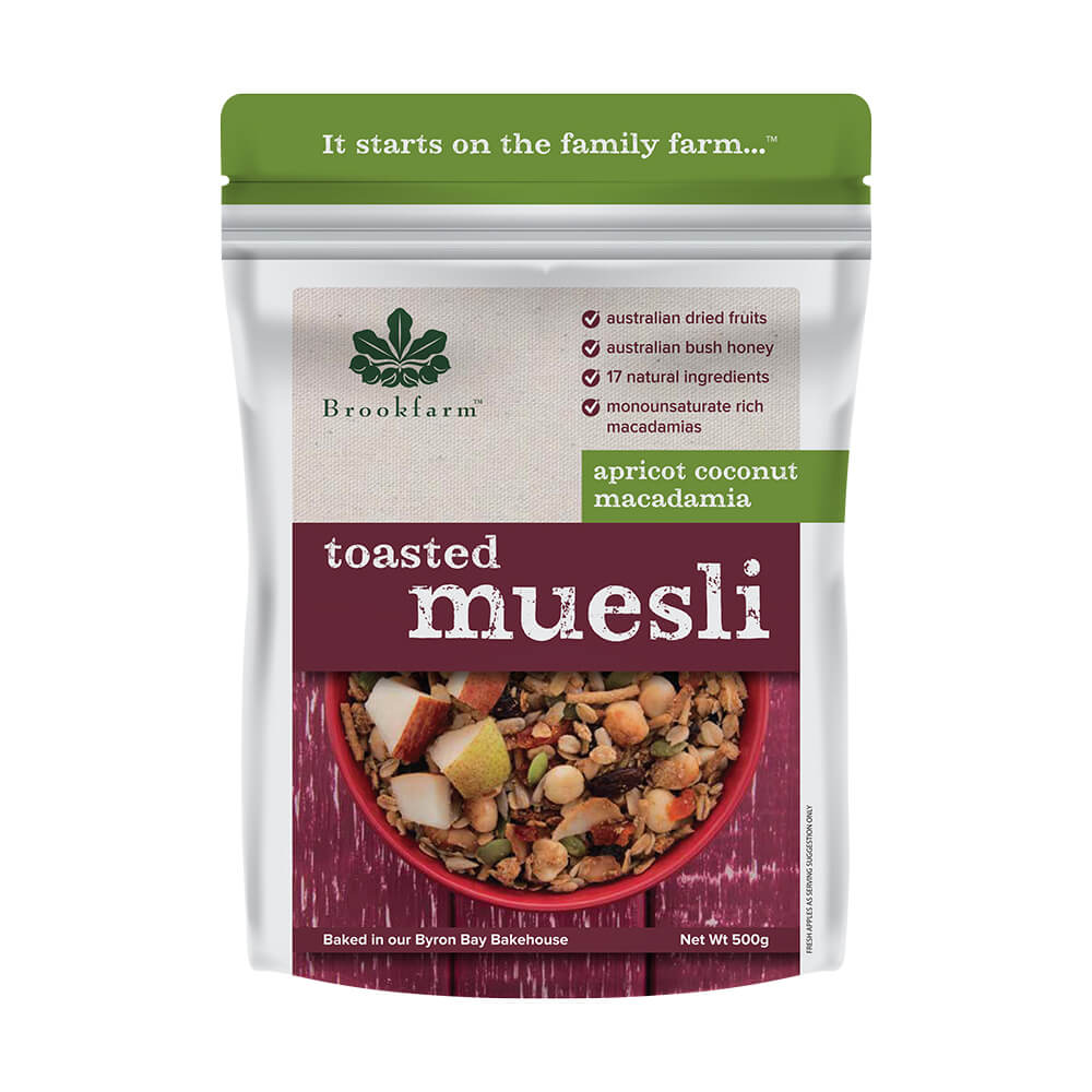 Toasted Muesli Macadamia Apricot &  Coconut
