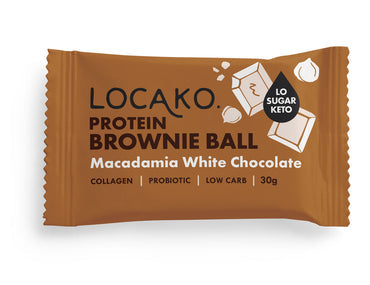 Protein Brownie Ball - Macadamia White Chocolate