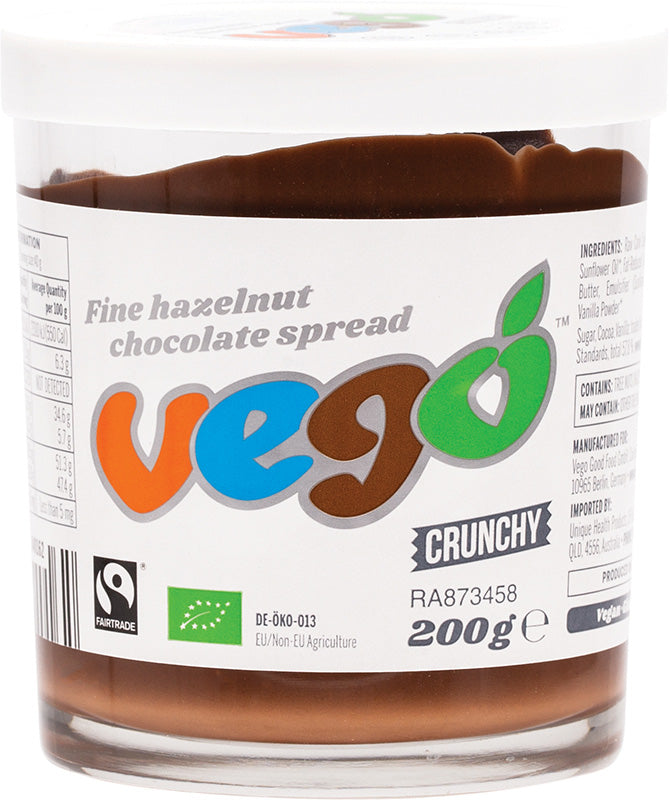 Hazelnut Chocolate Spread Crunchy 200g