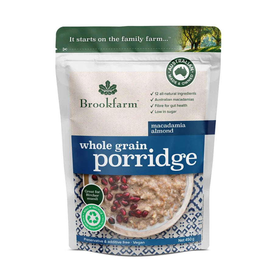 Whole Grain Porridge Macadamia & Almond 450g