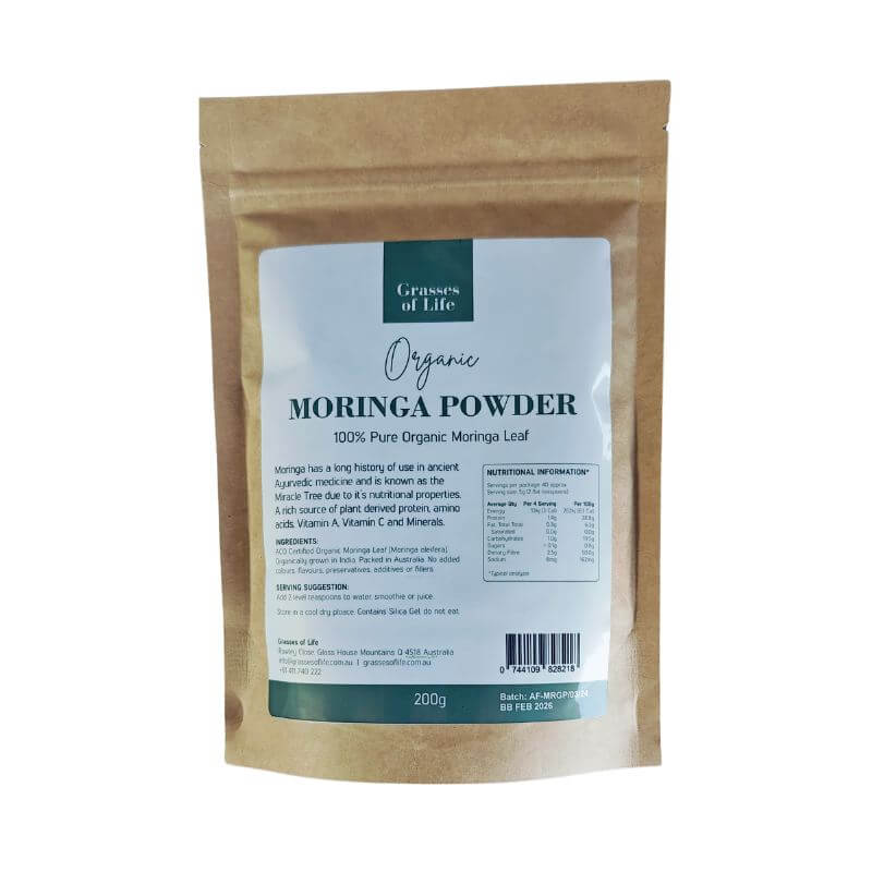 Organic Moringa Powder 200g