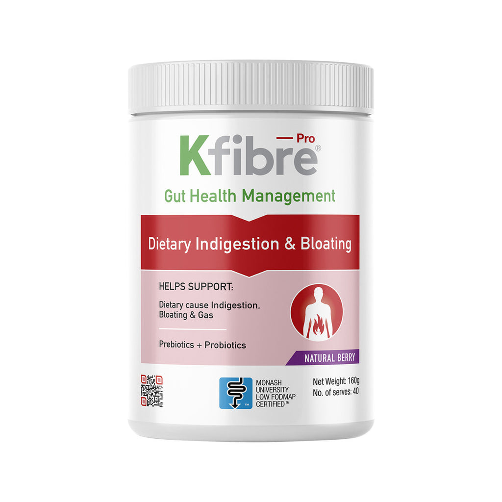 Kfibre Pro Dietary Indigestion & Bloating - Natural Berry