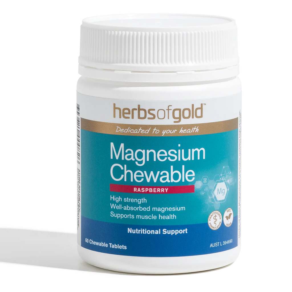 Herbs of Gold Magnesium 60 Chewable Tablets