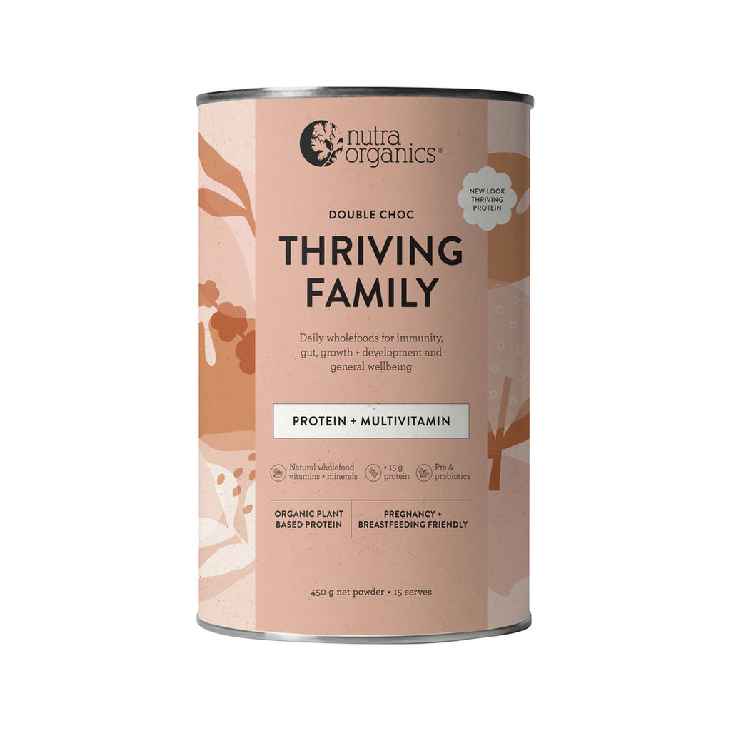Organic Thriving Family Protein (Protein + Multivitamin) Double Choc 450g