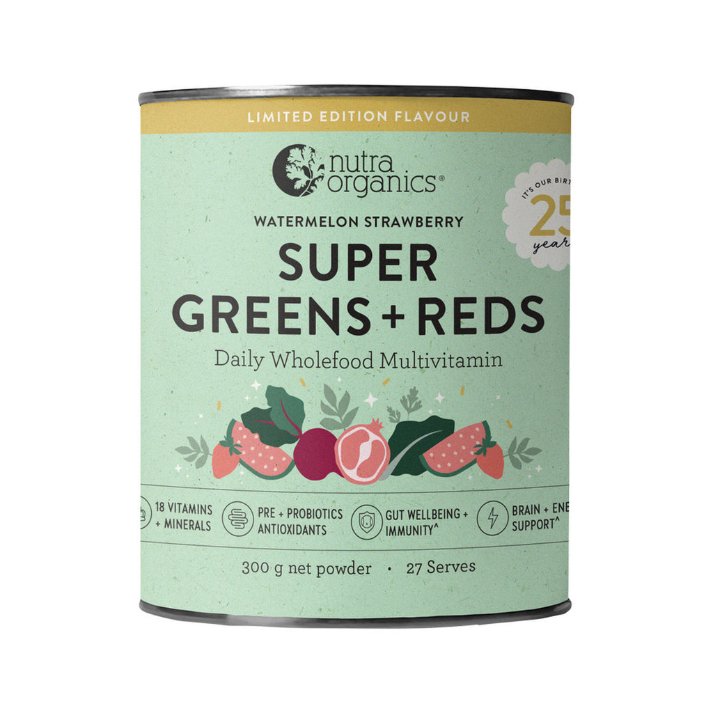 Super Greens + Reds Watermelon Strawberry 300g