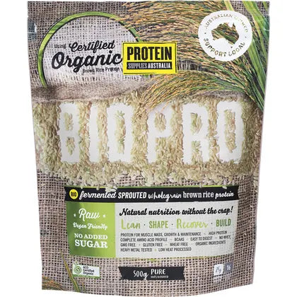 BioPro Sprouted Brown Rice Protein Pure 500g