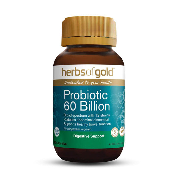 Herbs Of Gold Probiotic 60 Billion 60 Capsules