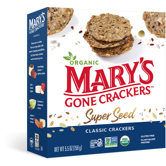 Mary's Gone Crackers Super Seed Classic Crackers