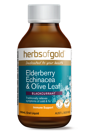 Elderberry Echinacea & Olive Leaf 100ml Liquid