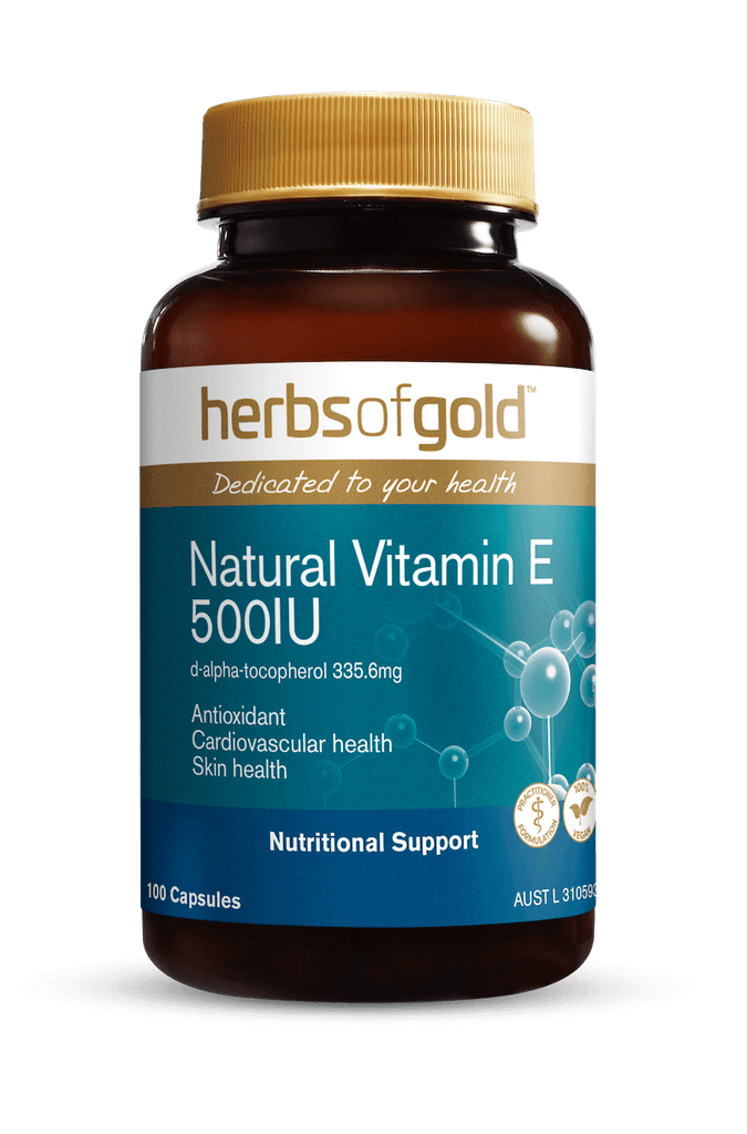 Natural Vitamin E 500I.U. Now Vegan 100 Capsules