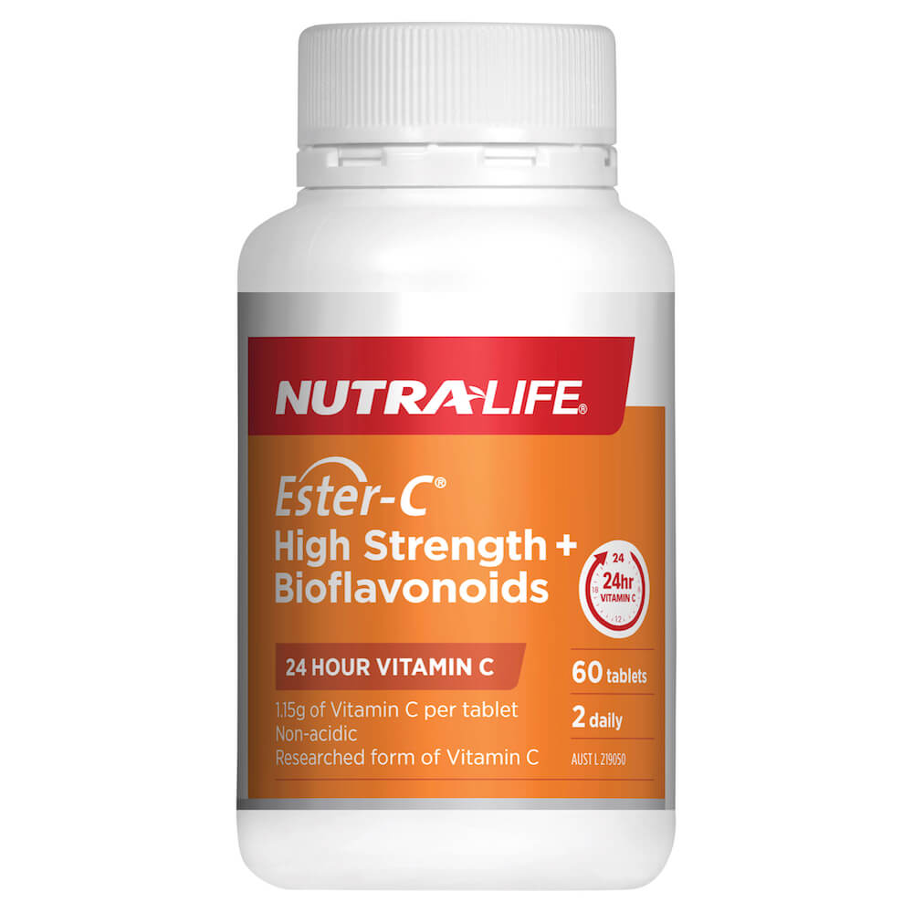 Ester-C High Strength + Bioflavonoids 60 Tablets