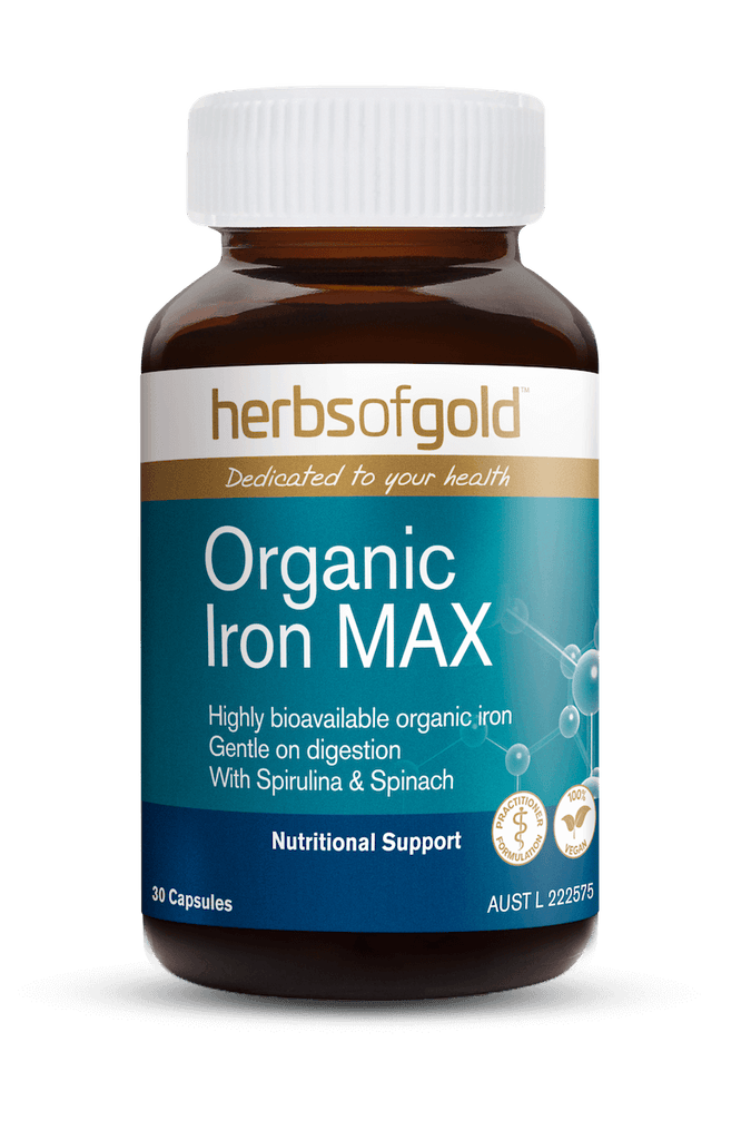 Organic Iron MAX 30 Capsules