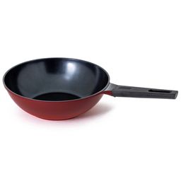 Amie 30cm Wok Pan Induction Red