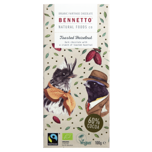 Bennetto Organic  Toasted Hazelnut Chocolate