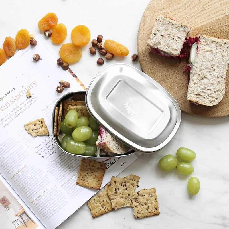 Ever Eco - Stainless Steel Bento Snack Box 2 Compartment