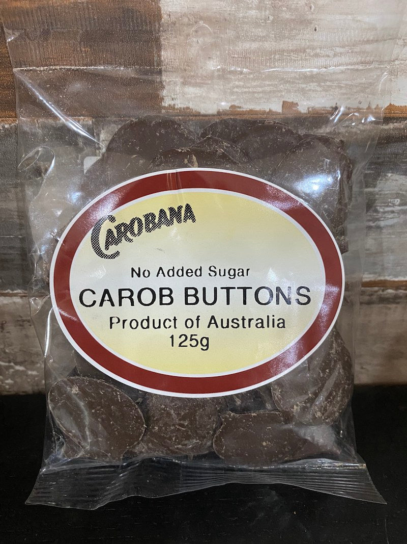 Carob Buttons 125g Nelson Bay Health Foods