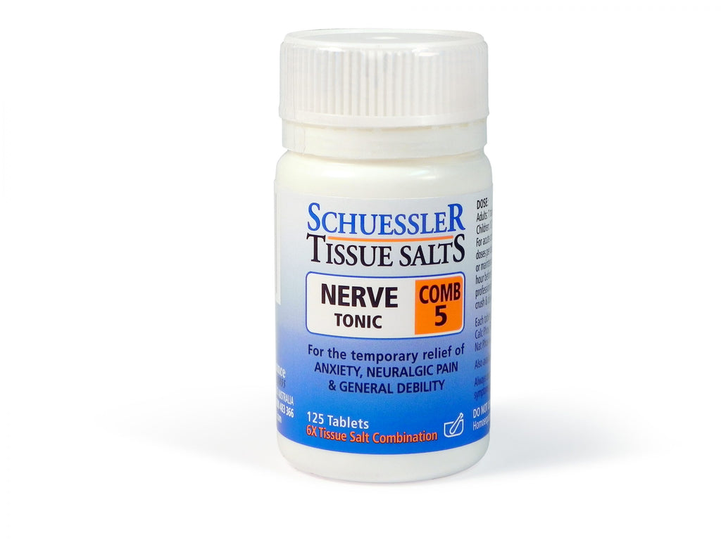 Schuessler Tissue Salts Comb 5 (Nerve Tonic)
