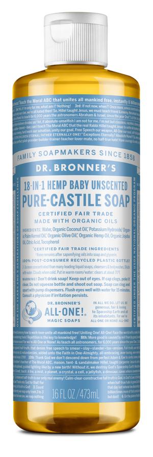 Pure-Castile Soap Baby Unscented - 473mL