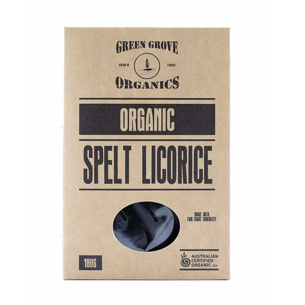 Organic Spelt Licorice 180g
